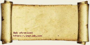 Zlata Jazački vizit kartica